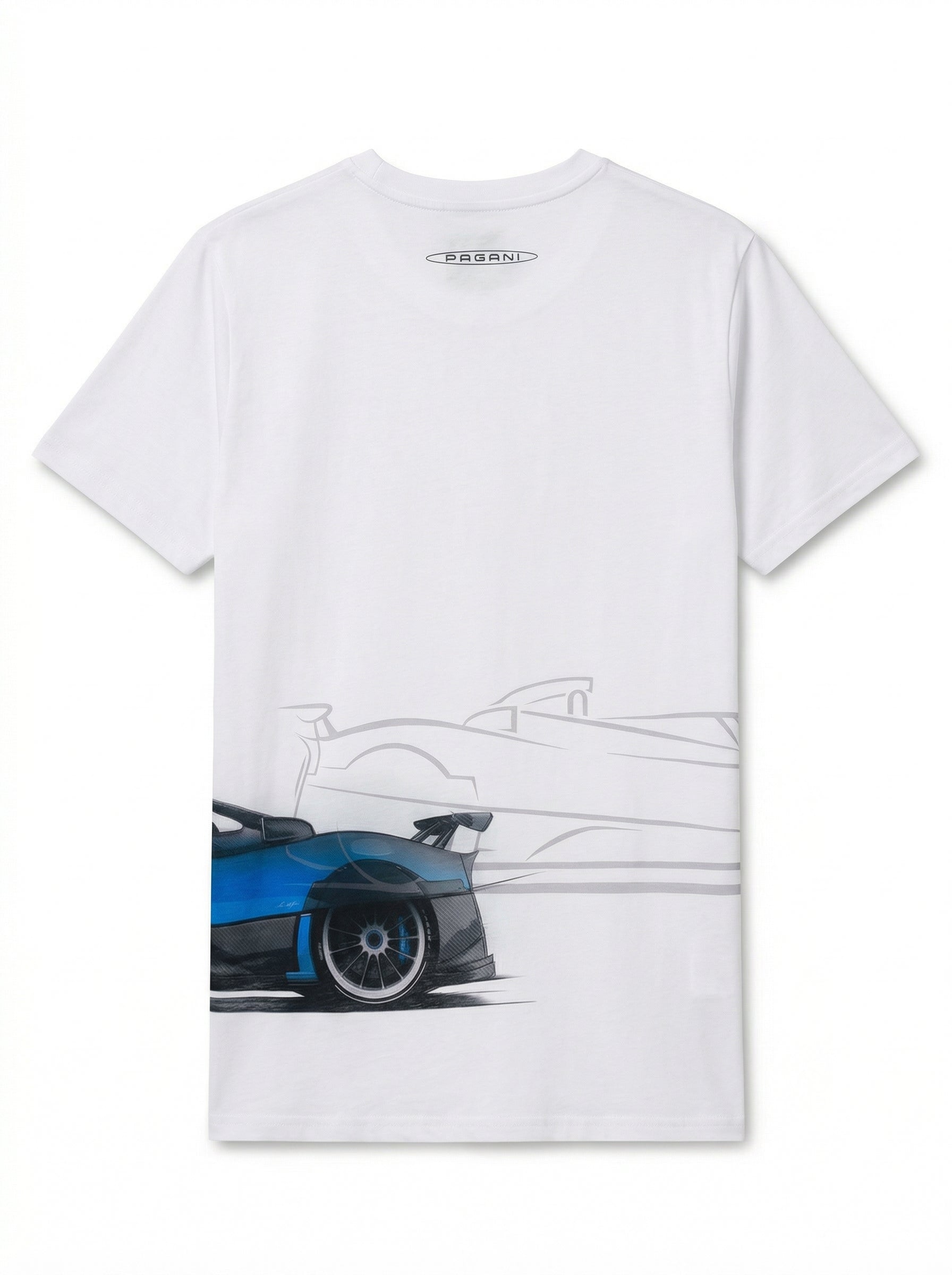 Men's Zonda HP Barchetta T-Shirt | Zonda 20th Anniversary - White