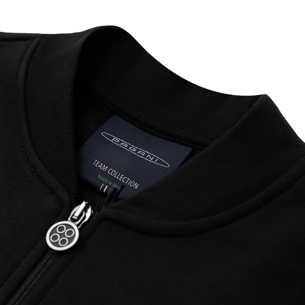 Men’s basic full-zip sweatshirt black | Team Collection