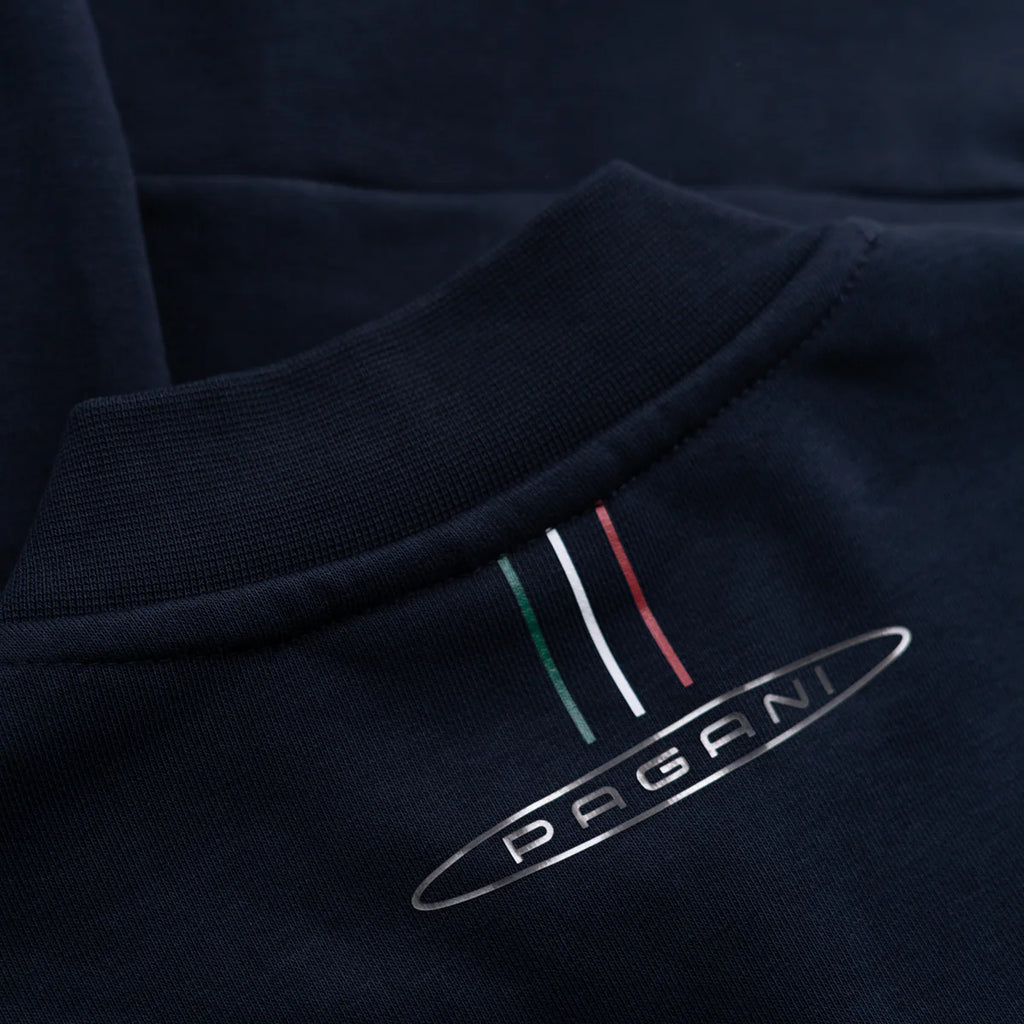 Men’s basic full-zip sweatshirt blue | Team Collection