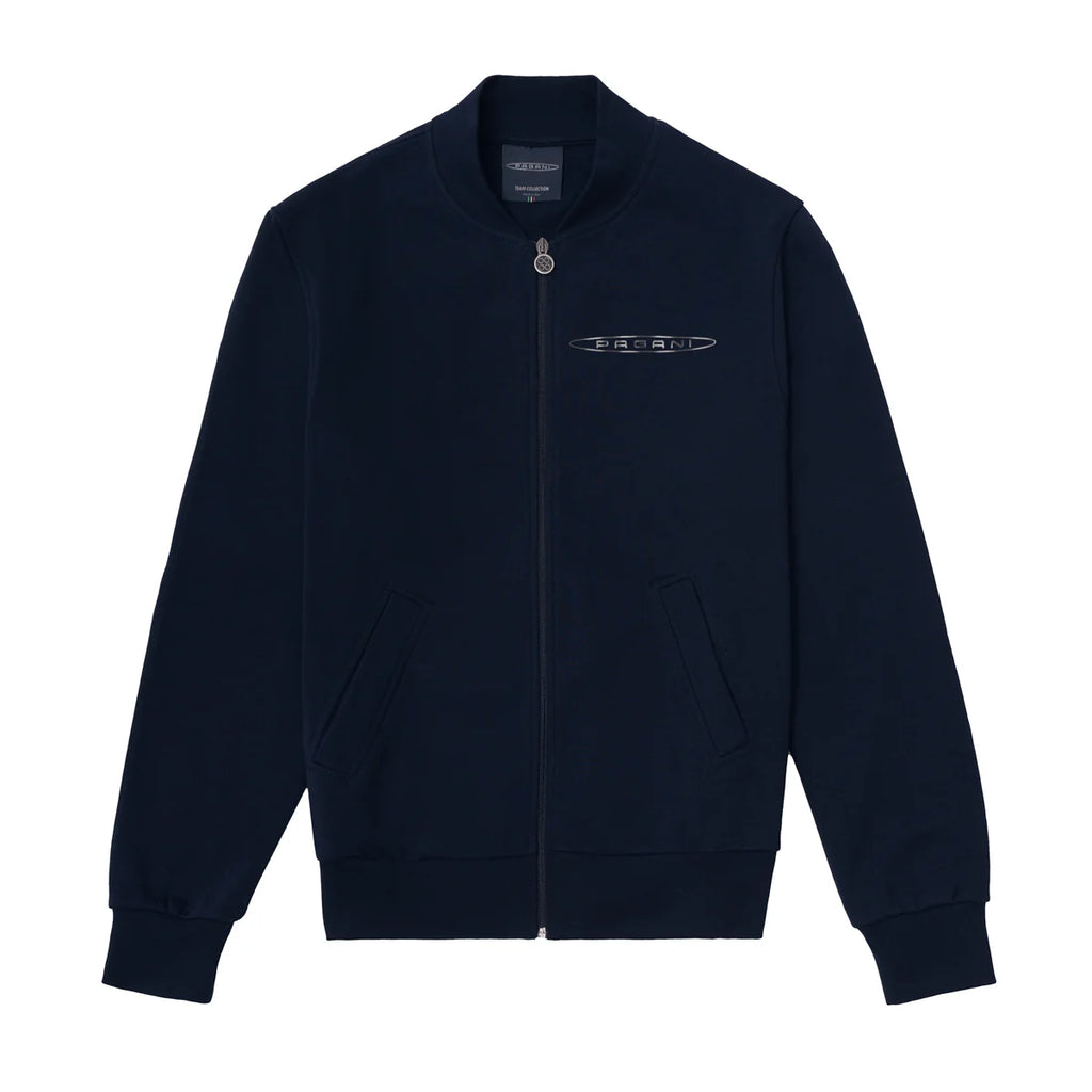 Men’s basic full-zip sweatshirt blue | Team Collection