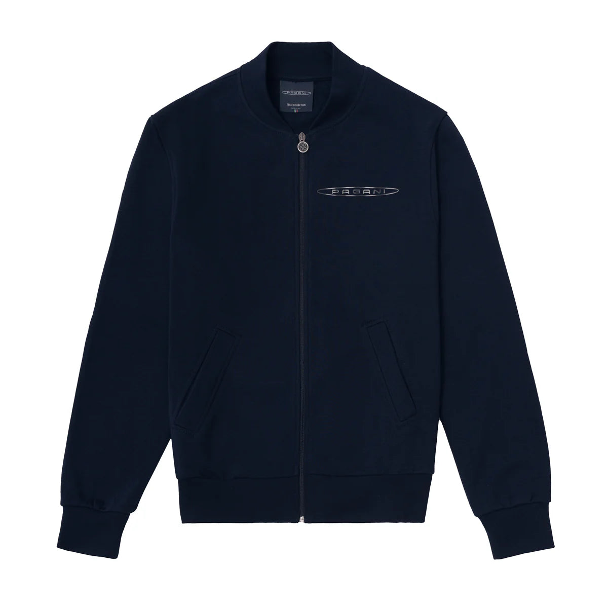 Men’s basic full-zip sweatshirt blue | Team Collection
