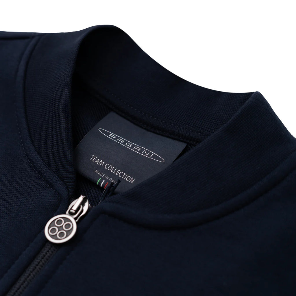 Men’s basic full-zip sweatshirt blue | Team Collection