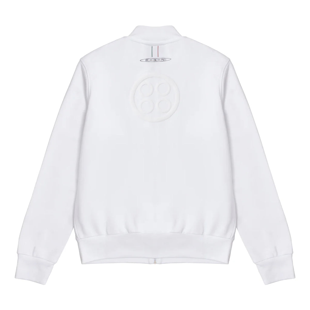 Men’s basic full-zip sweatshirt white | Team Collection