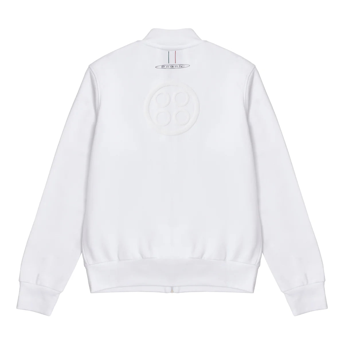 Men’s basic full-zip sweatshirt white | Team Collection