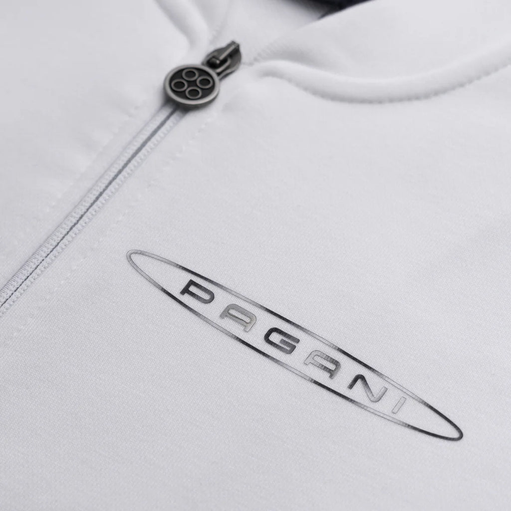 Men’s basic full-zip sweatshirt white | Team Collection