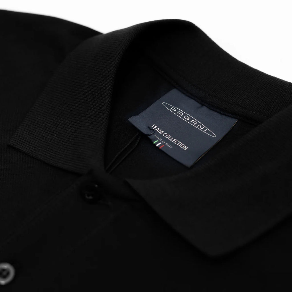 Men's basic polo shirt black | Team Collection