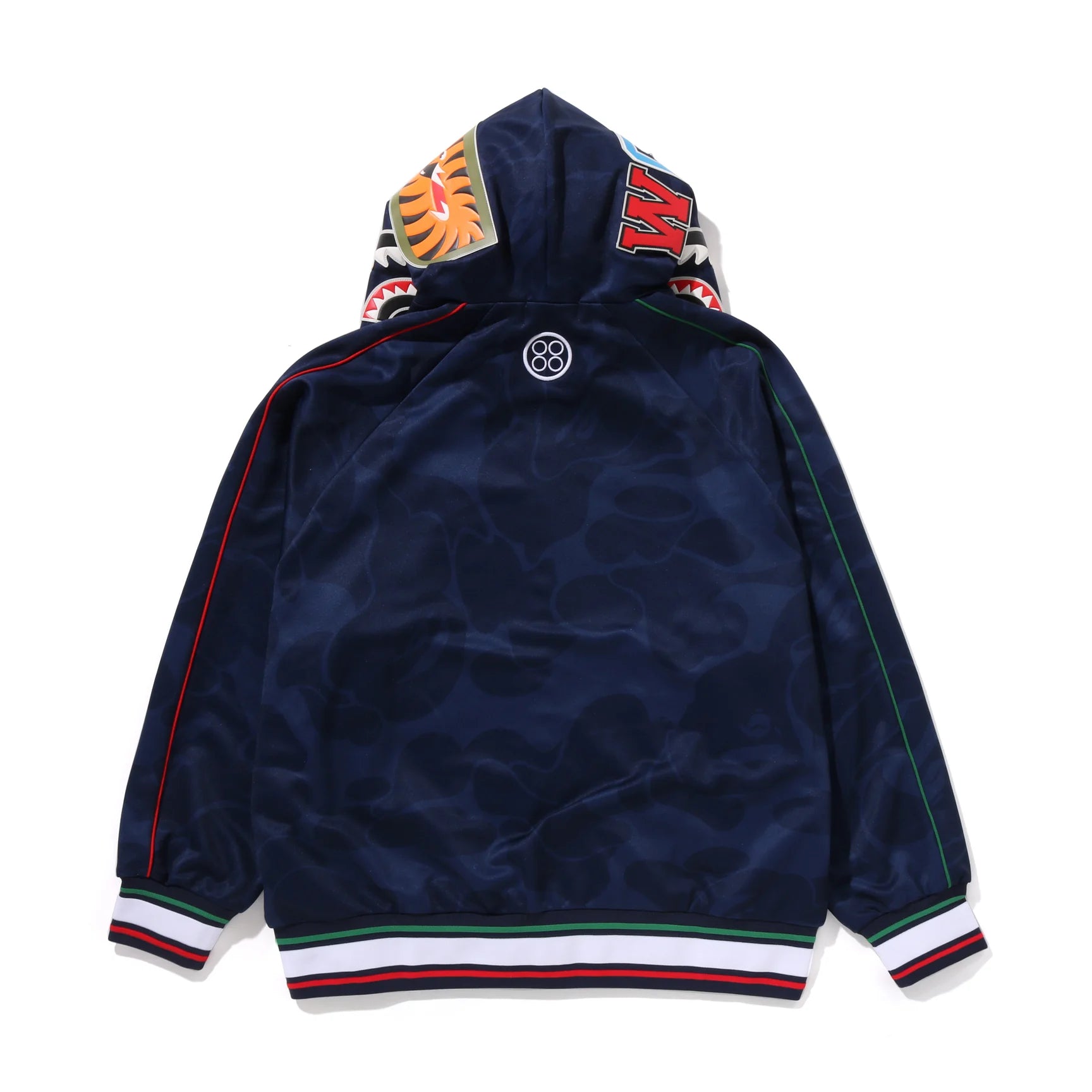 Pagani Utopia By BAPE Blue CAMO Shark Full Zip Hoodie