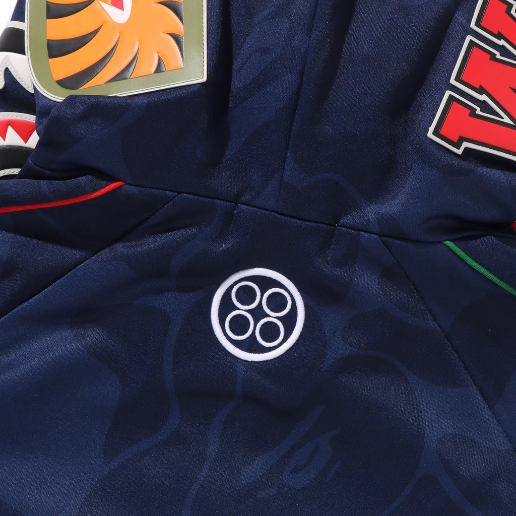Pagani Utopia By BAPE Blue CAMO Shark Full Zip Hoodie