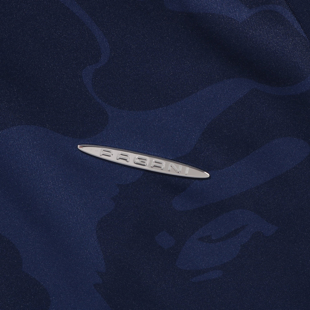 Pagani Utopia By BAPE Blue CAMO Shark Full Zip Hoodie