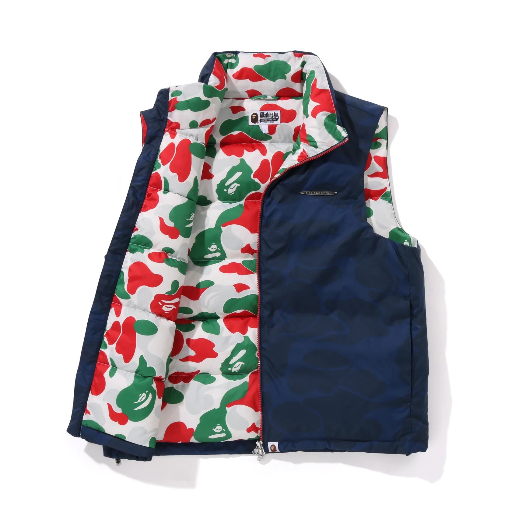 Pagani Utopia By BAPE Blue CAMO Vest