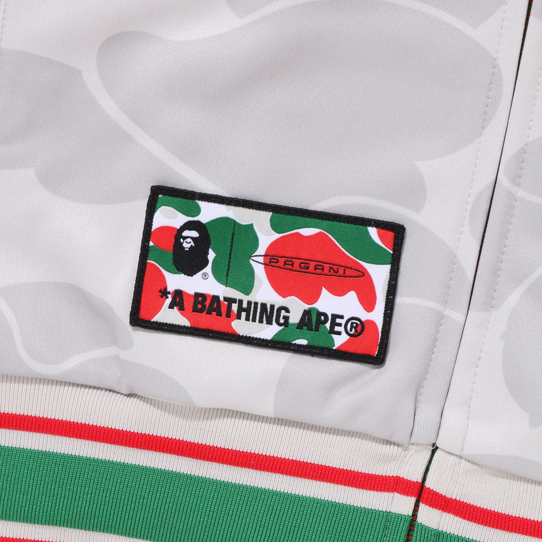 Pagani Utopia By BAPE Gray CAMO Shark Full Zip Hoodie