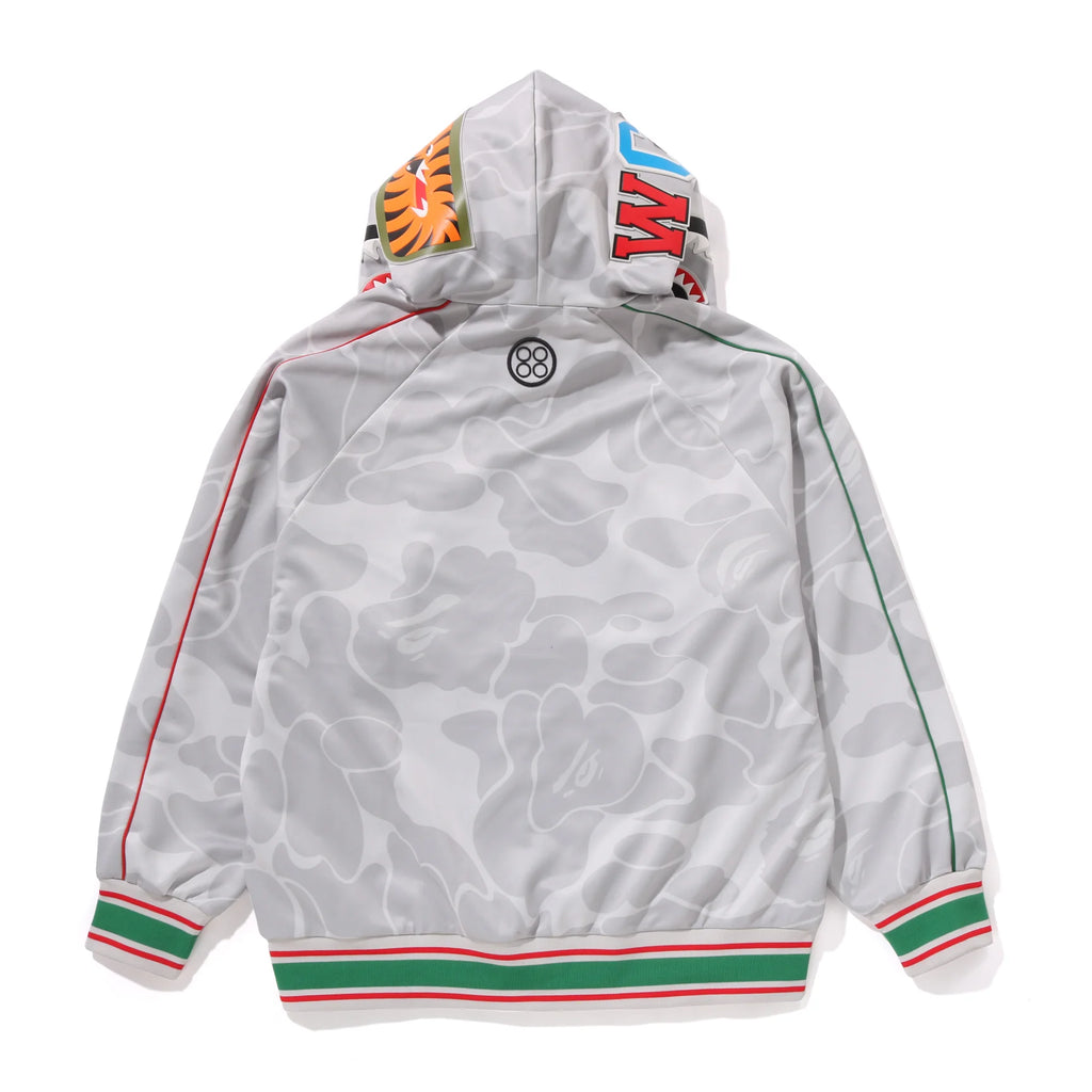 Pagani Utopia By BAPE Gray CAMO Shark Full Zip Hoodie